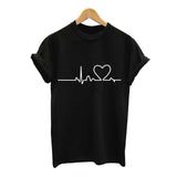New Arrival Women T Shirt Graphic Love Hand Funny Summer Tops Tee Shirt Femme Hipster Tshirt