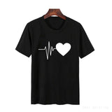 New Arrival Women T Shirt Graphic Love Hand Funny Summer Tops Tee Shirt Femme Hipster Tshirt